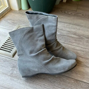 Gossip Suede Slouch Hidden Heel Boots